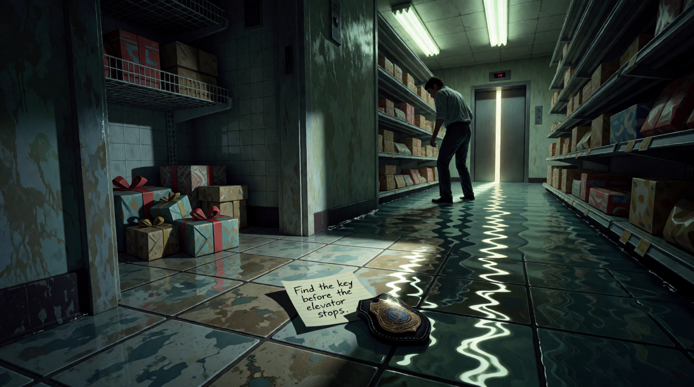 Lost in a Grocery Store Hallway, Chasing a Missing Key