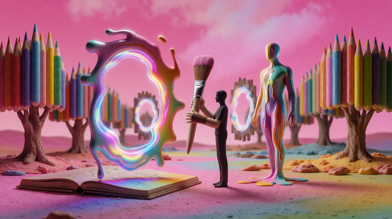 Drawing Portals to a Crayon World
