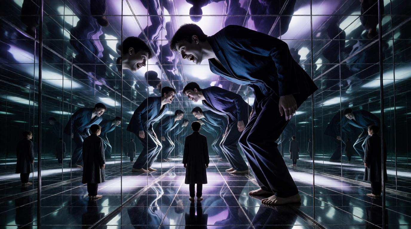 Trapped in Mirrored Labyrinth