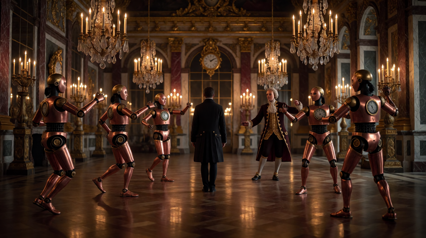 Clockwork Versailles: Dancing Automatons