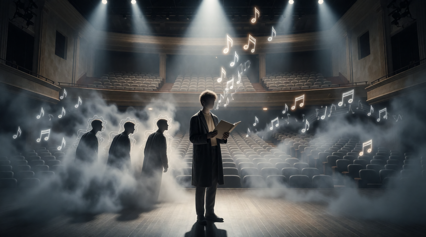 Foggy Stage Performance