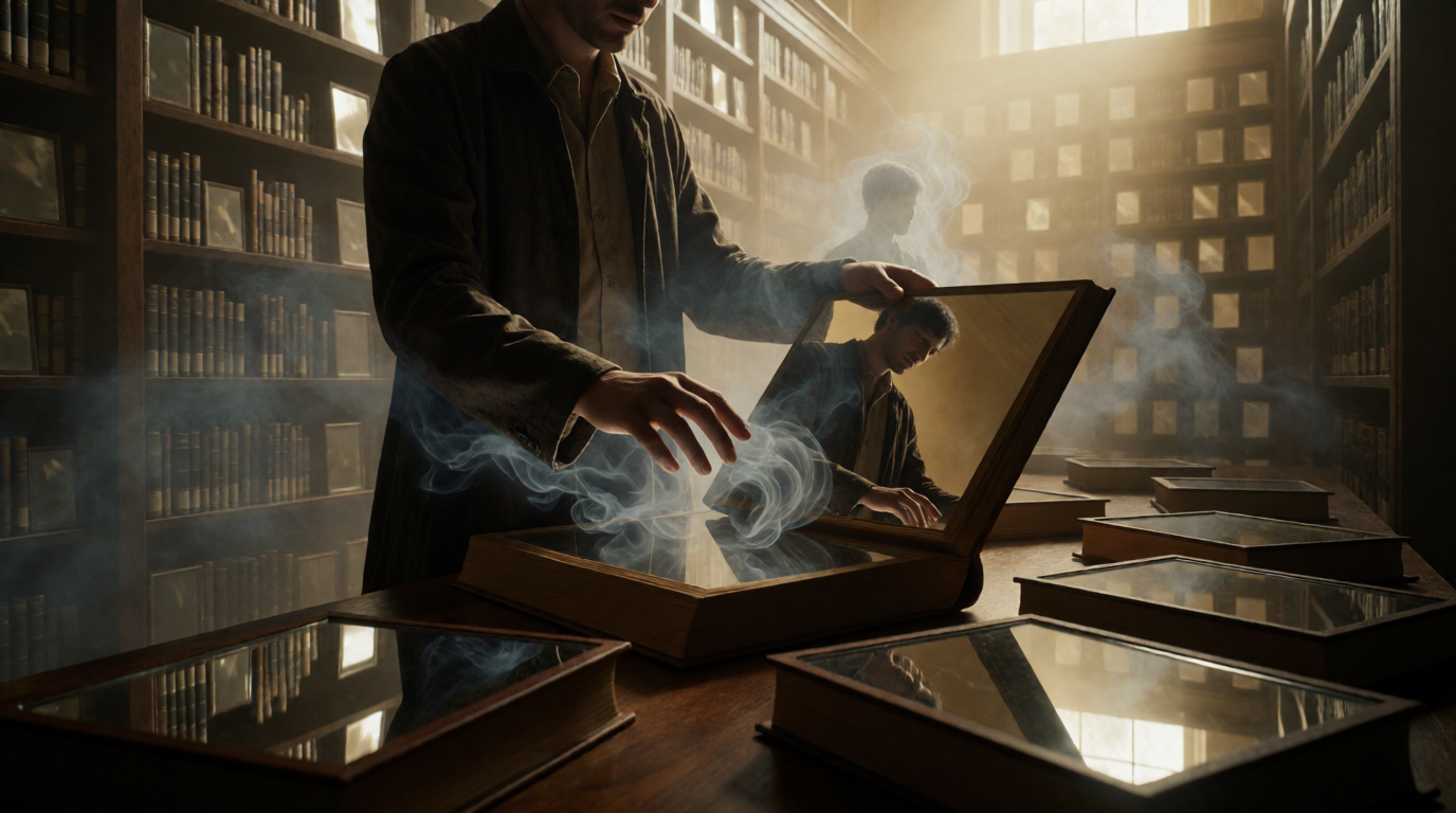 Reflections in the Library