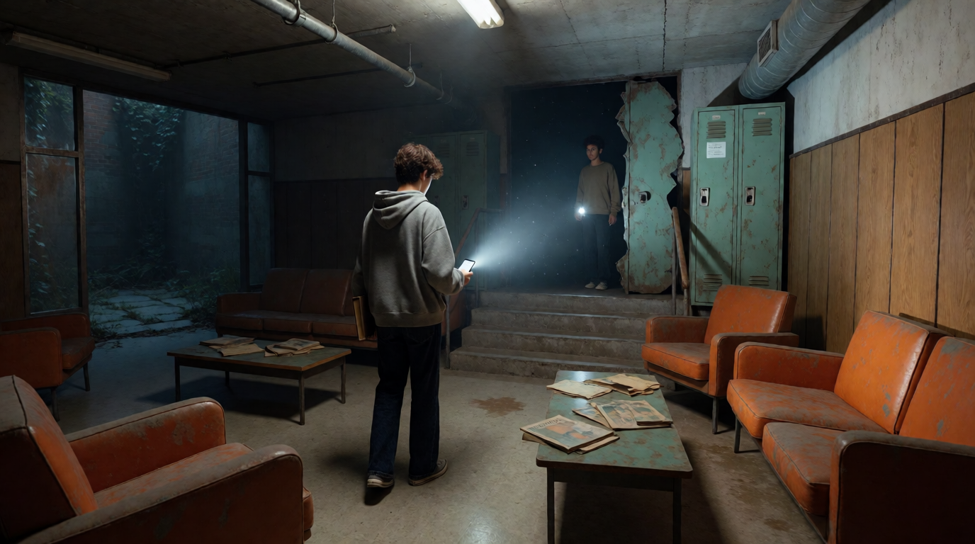 Secret Rooms Behind the Middle School Lockers