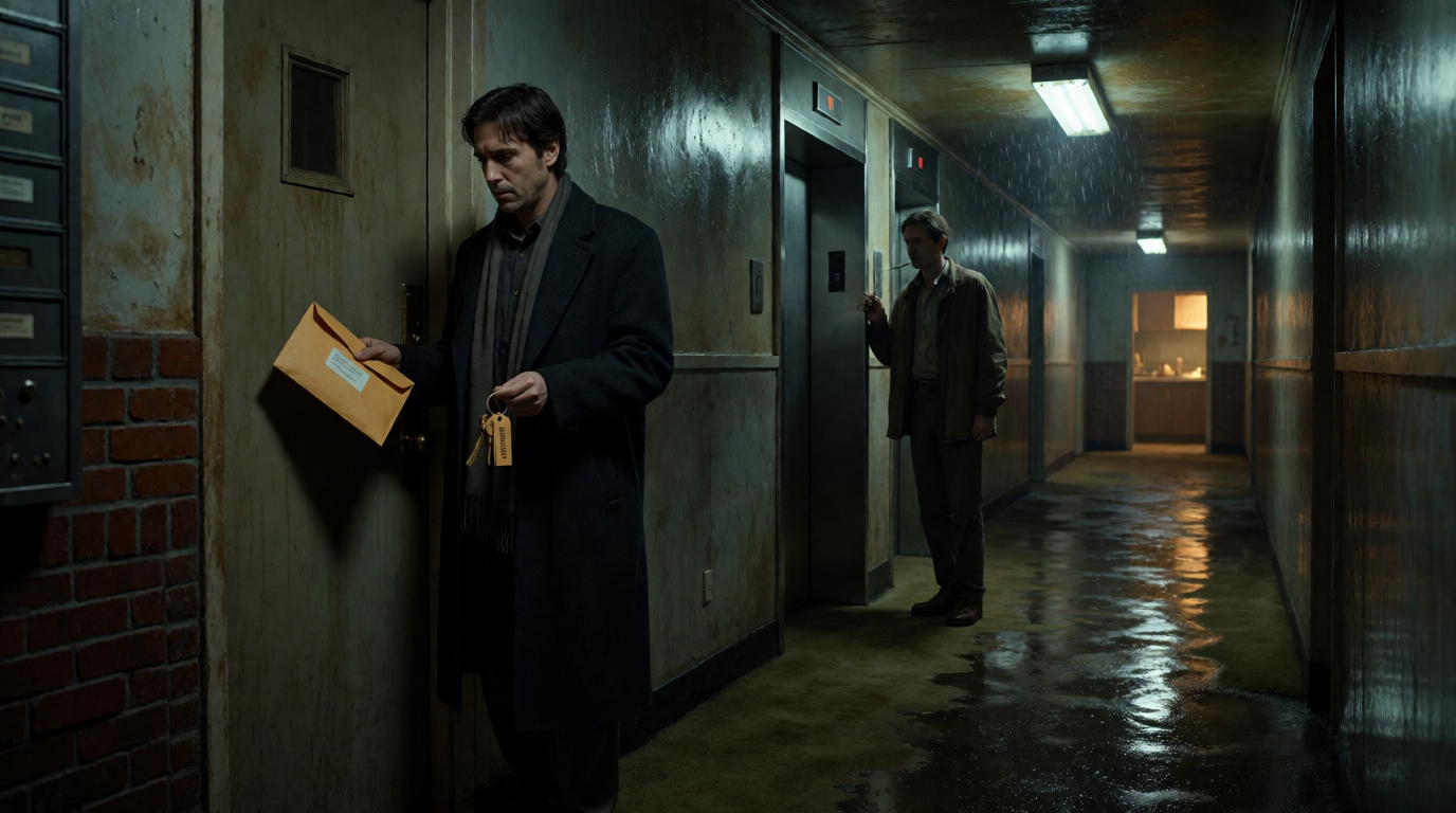The Neighbor by the Elevator and Manila Envelope