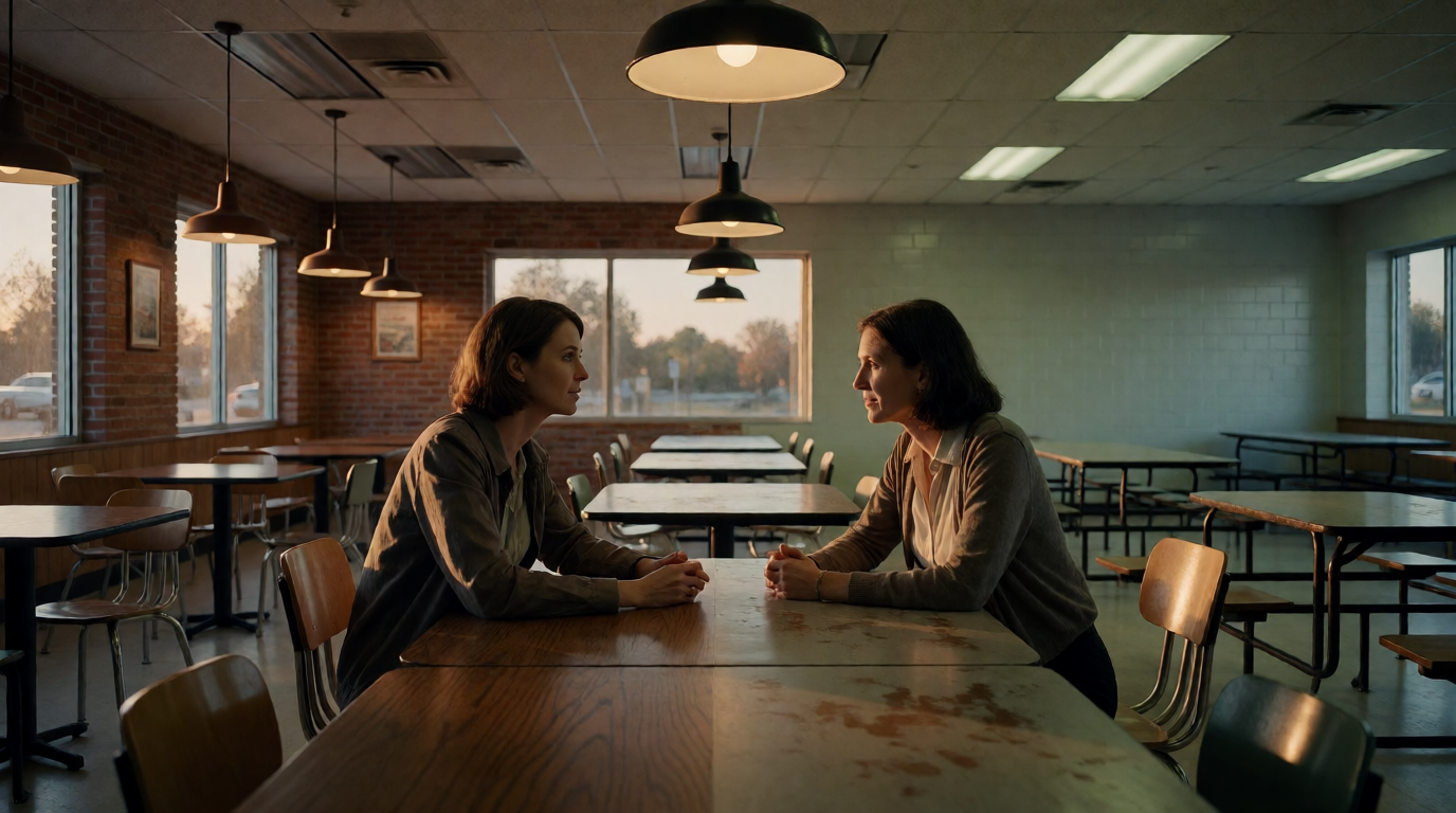 Coffee Shop Turns into High School Cafeteria